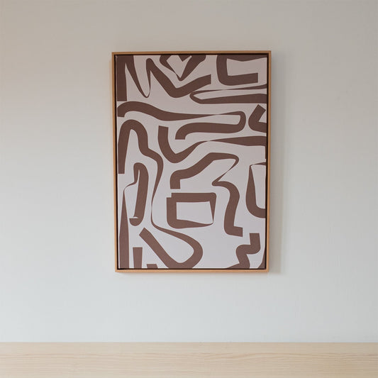 Tableau abstrait "Harmonie Terre" Ab-HT