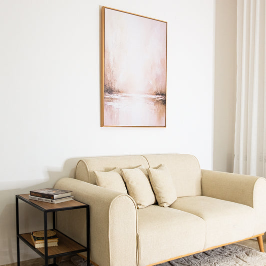 Tableau Abstrait "Fragment de Rose" ab-FRO