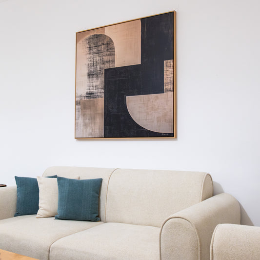 Tableau Abstrait "Intersections" AB-INT