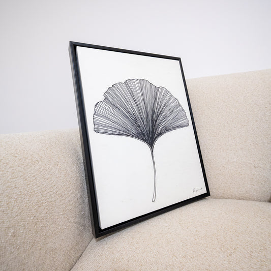 Tableau abstrait "Éventail Ginkgo" Ab-EG