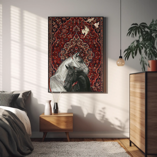 Tableau abstrait "Élégance Sauvage" Ab-ES0