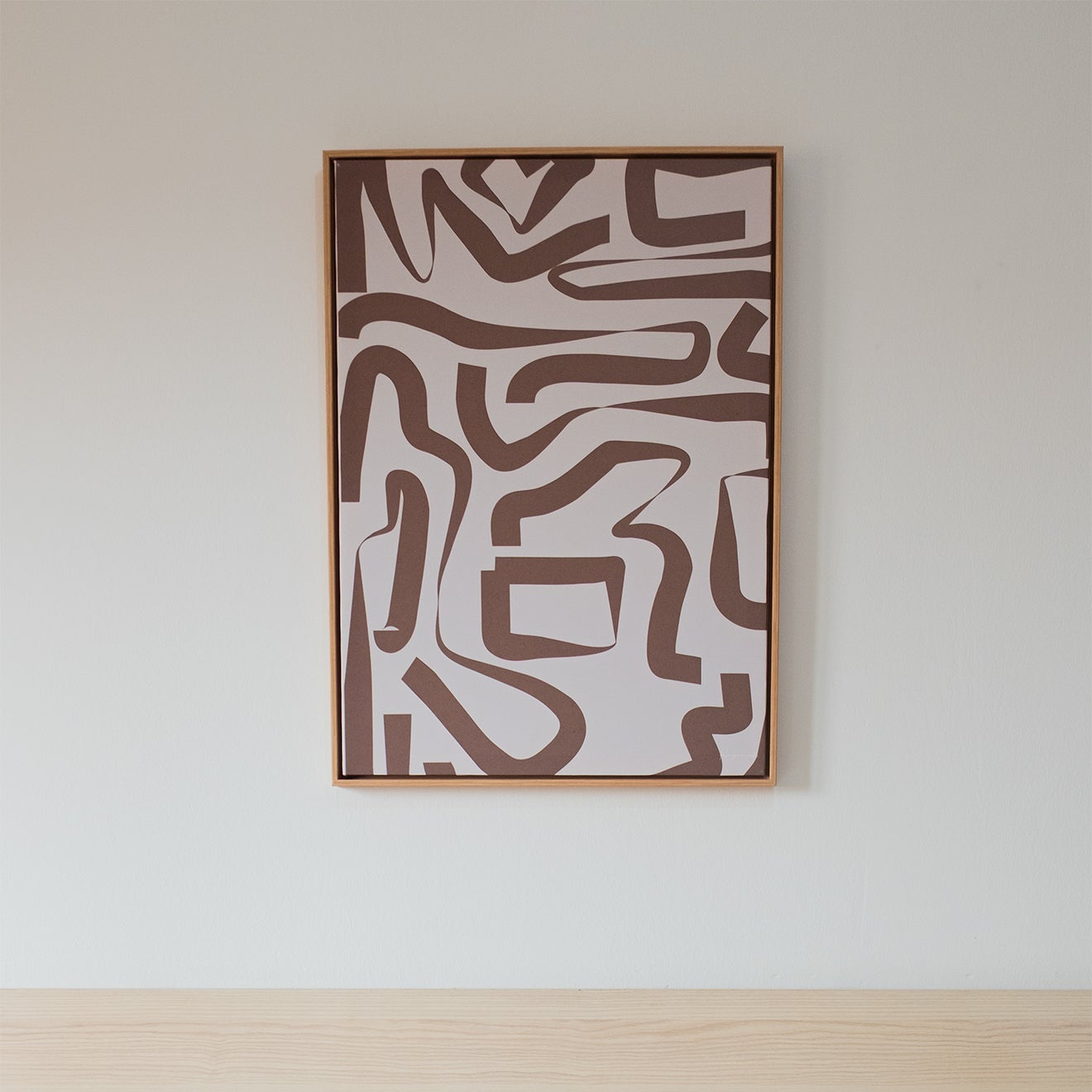 Tableau abstrait "Harmonie Terre" Ab-HT