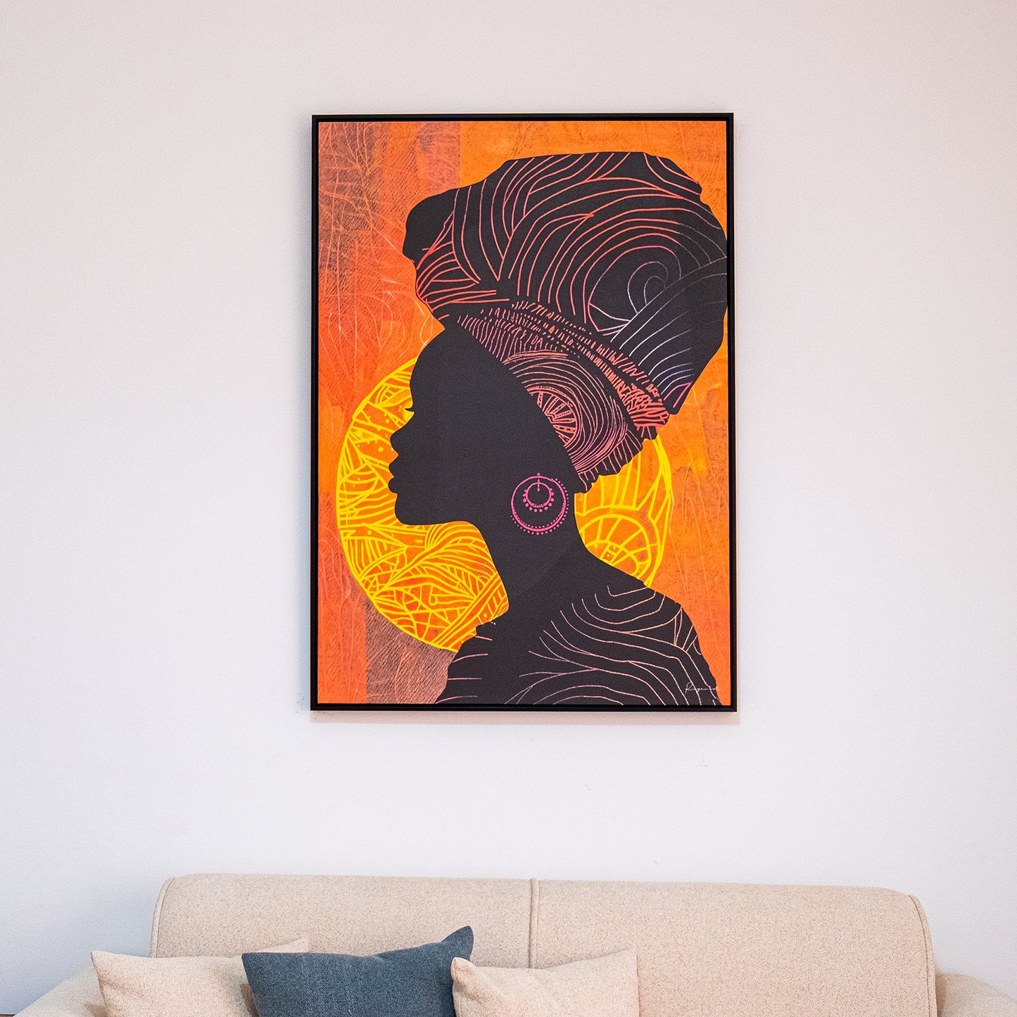 Tableau culture "Femme Africaine" ab-FA