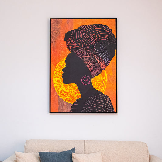 Tableau culture "Femme Africaine" ab-FA