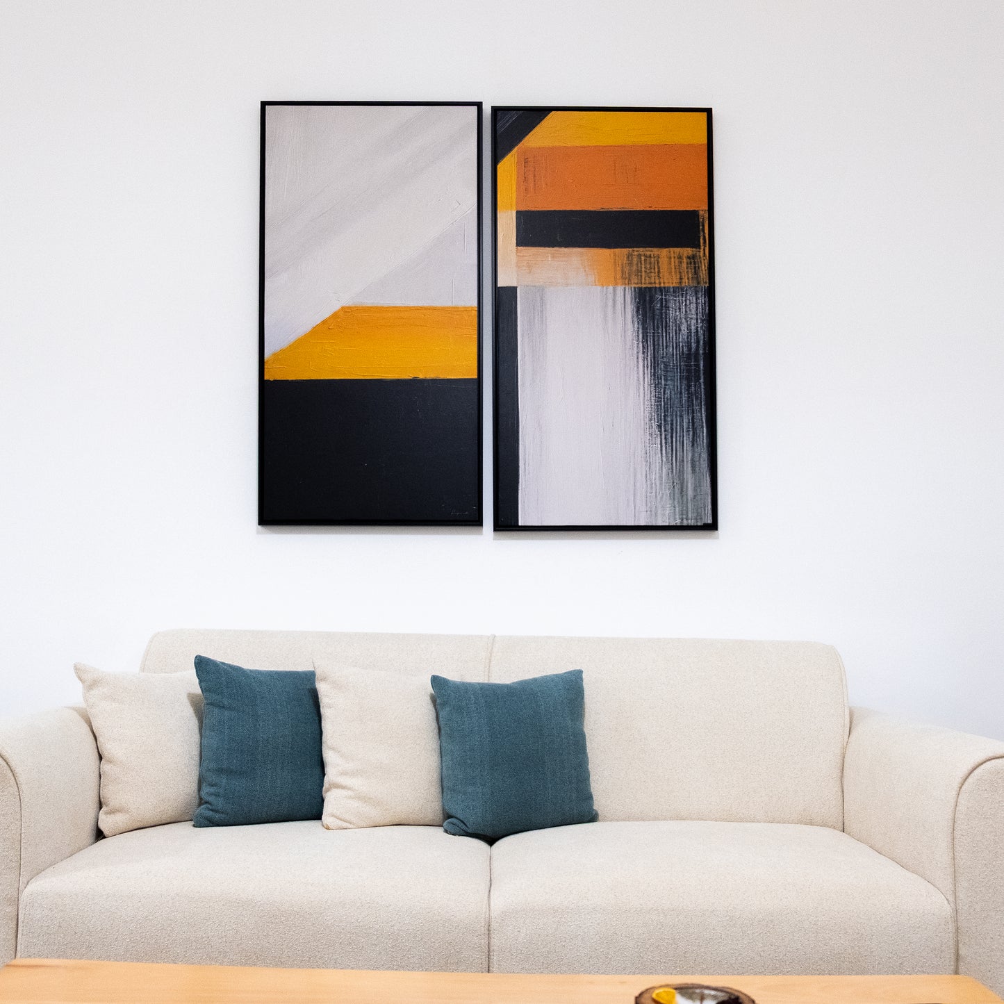 Duo Tableau abstrait " Mandala" ab-MD