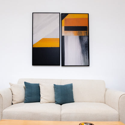 Duo Tableau abstrait " Mandala" ab-MD