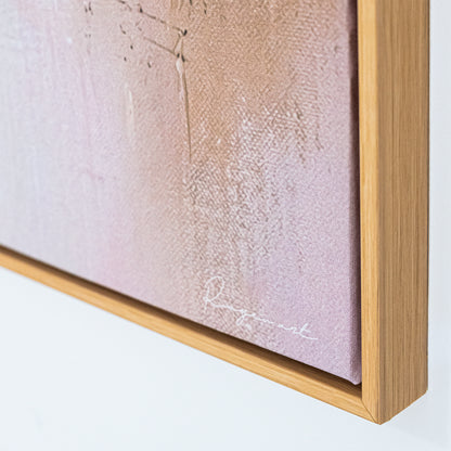 Tableau Abstrait "Fragment de Rose" ab-FRO