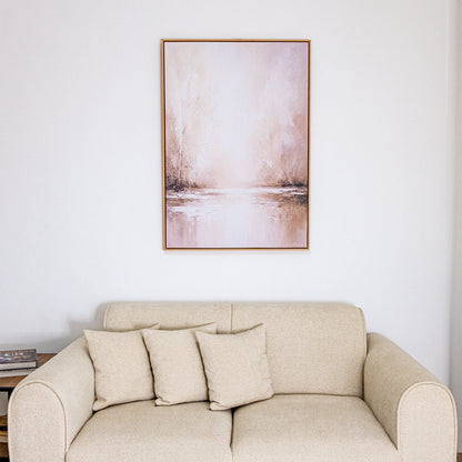 Tableau Abstrait "Fragment de Rose" ab-FRO