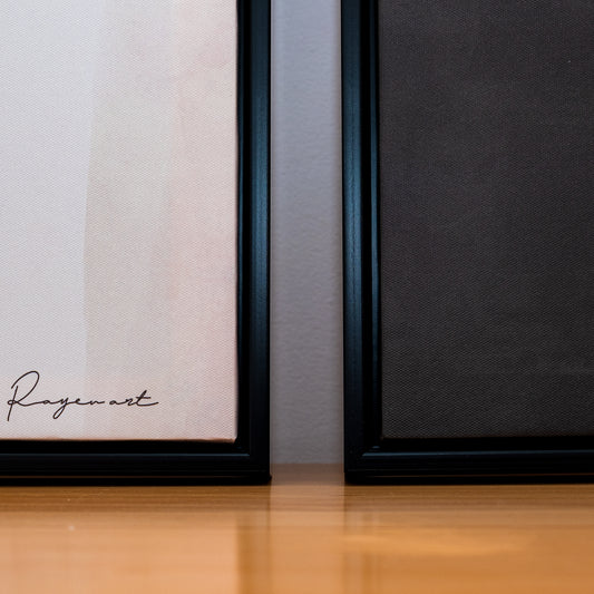 Duo Tableau abstrait "Monde en Nuances" Ab-MNC