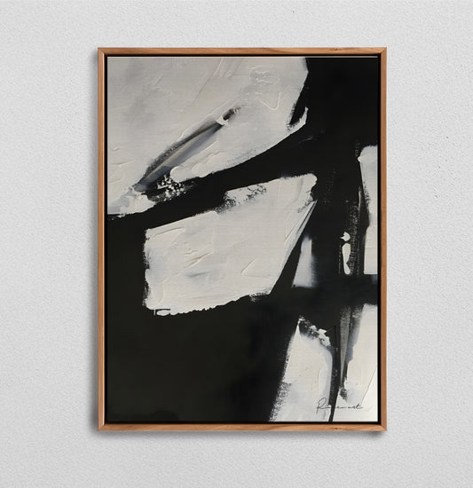 Tableau abstrait "Dynamique Monochromatique" Ab-DM