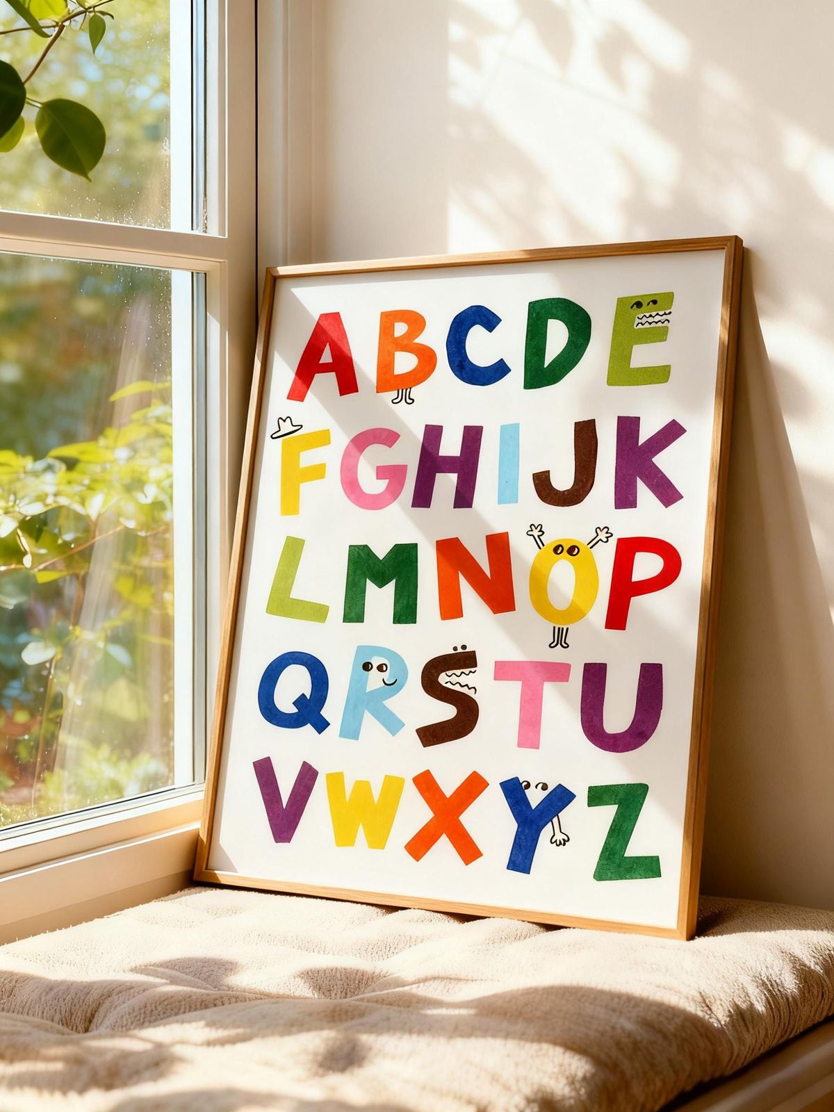 Tableau pour chambre d’enfant "Alphabet" En-ABC