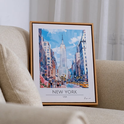 Tableau voyage "New YORK" VG-NY