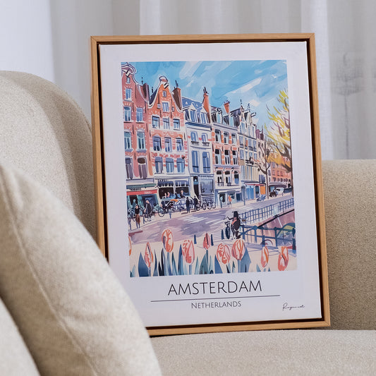 Tableau voyage "Amsterdam" VG-Am