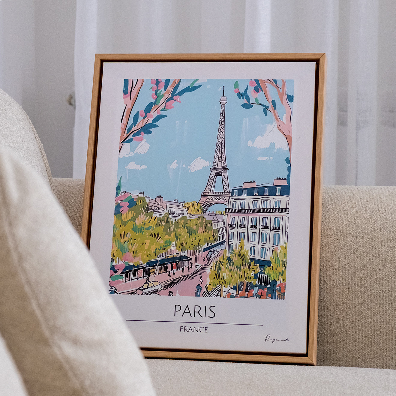 Tableau voyage "Paris" VG-PP
