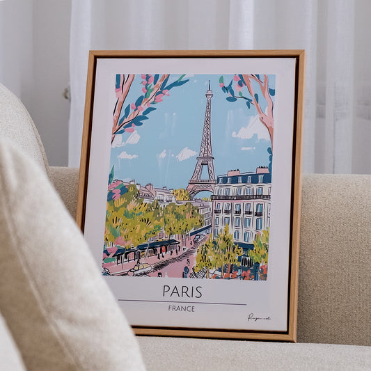 Tableau voyage "Paris" VG-PP