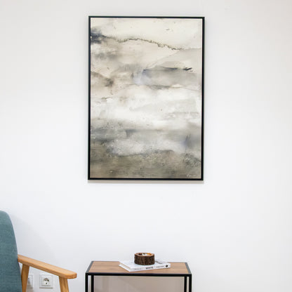 Tableau abstrait "Horizon Brumeux" Ab-HB
