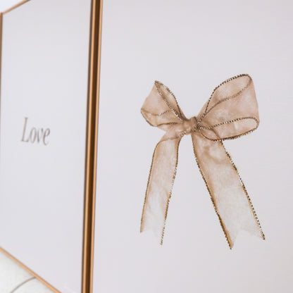 Trio Tableau abstrait "Love" ab-Lv