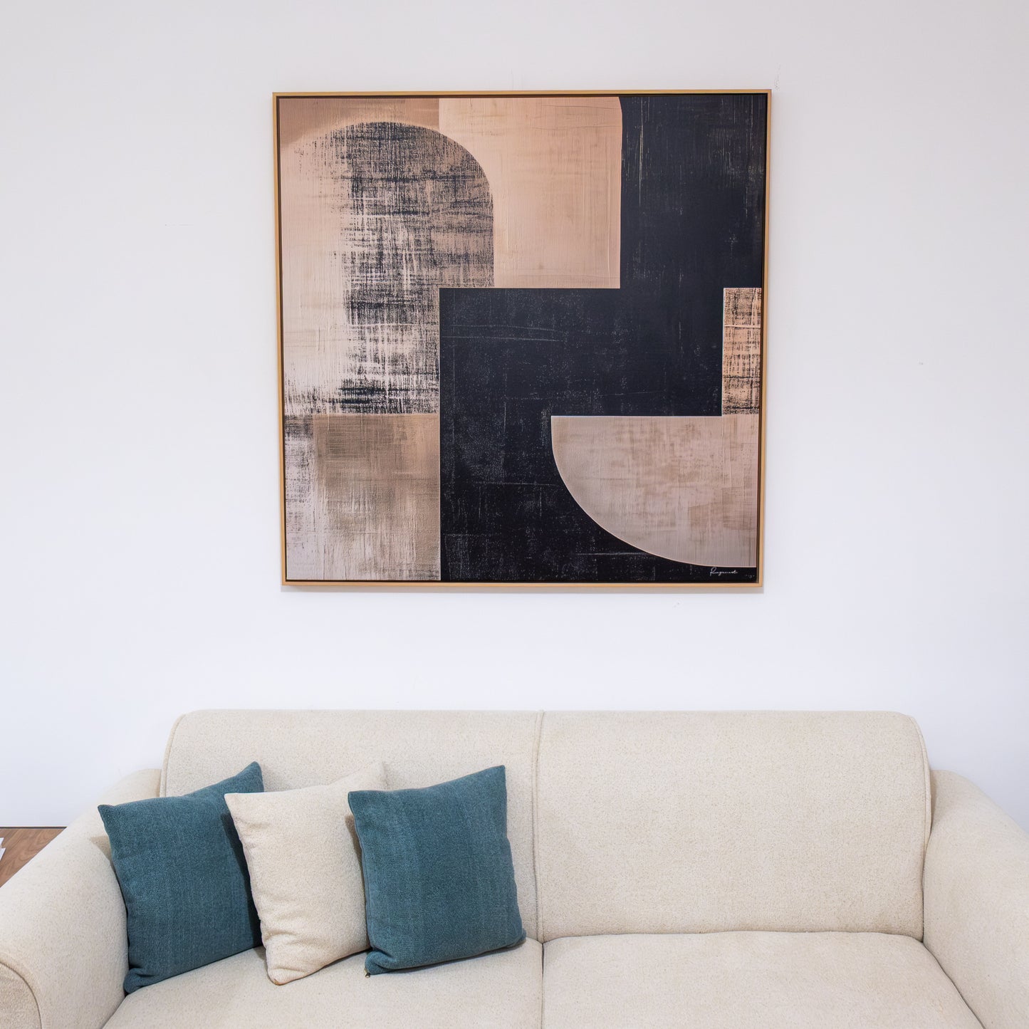 Tableau Abstrait "Intersections" AB-INT