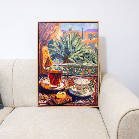 Tableau  "Thé Saharien" Ab-TS