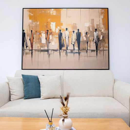 Tableau Nature "Silhouettes en mouvement" NT- SEM