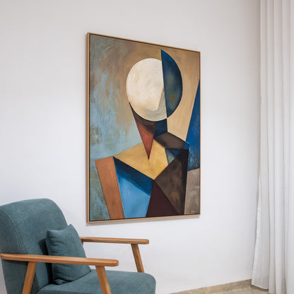 Tableau abstrait "Équilibre Moderne" ab-EM