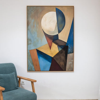Tableau abstrait "Équilibre Moderne" ab-EM