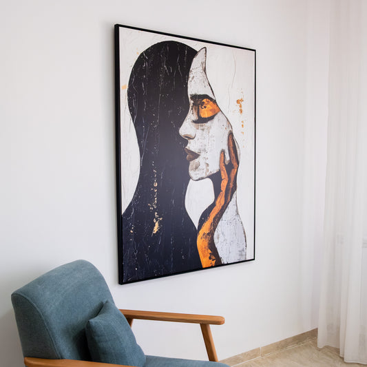 Tableau abstrait "Reflet Intérieur" Ab-RI
