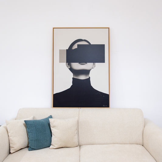 Tableau abstrait "Censure Épure" Ab-CE