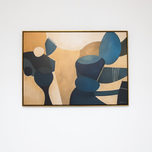 Tableau abstrait "Équilibre lent" Ab-EQL