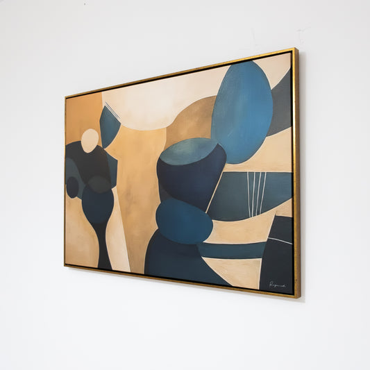 Tableau abstrait "Équilibre lent" Ab-EQL