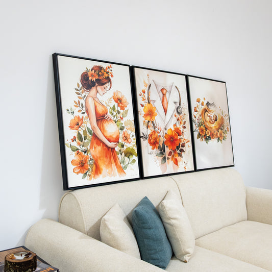 Trio Tableau Cabinet De Gynécologie CG-11