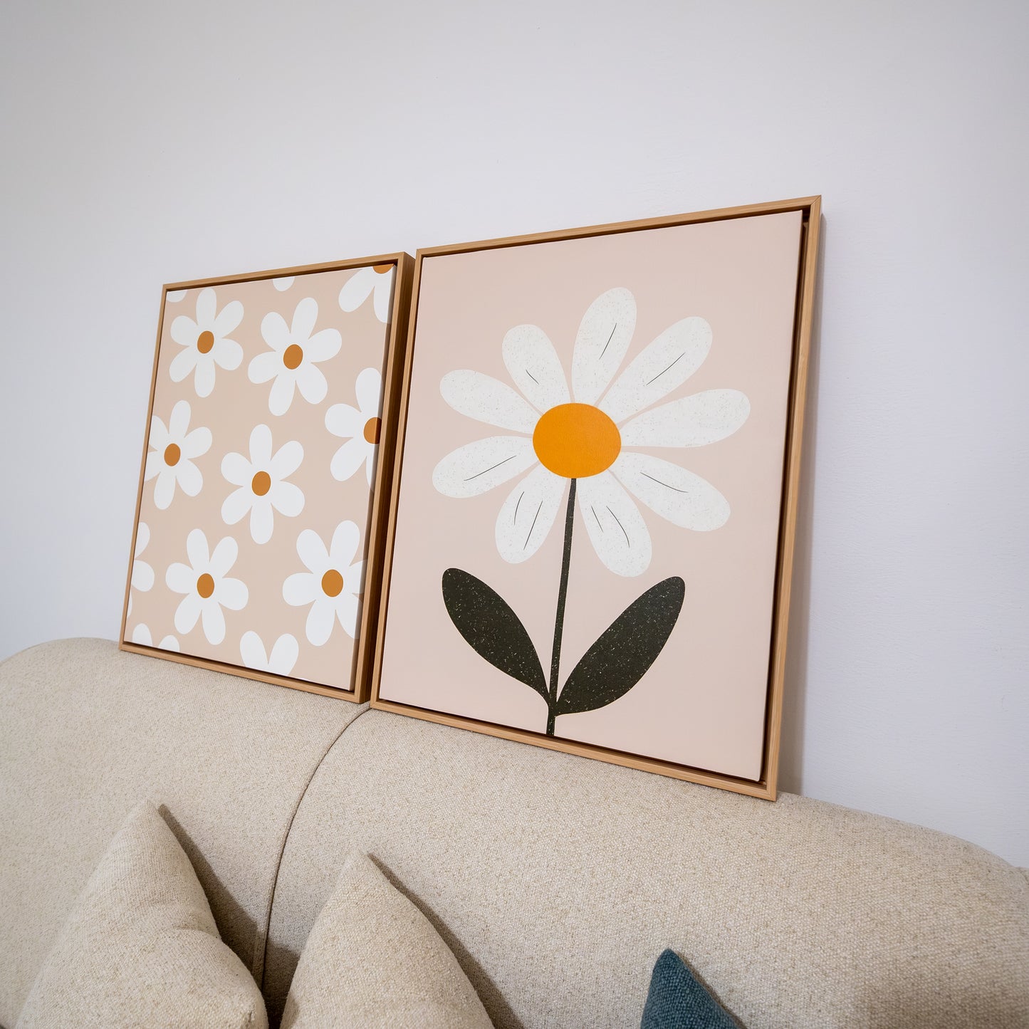 Tableau pour chambre d’enfant - Duo Flowers En-FR