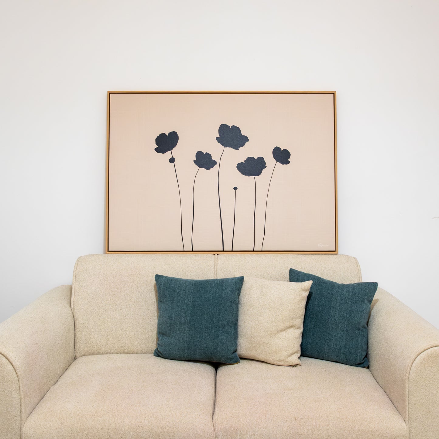 Tableau Floral Noir  Ab-FN