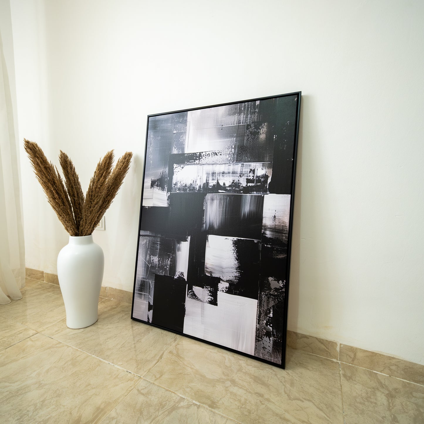 Tableau abstrait "Contraste Urbain" Ab-CU