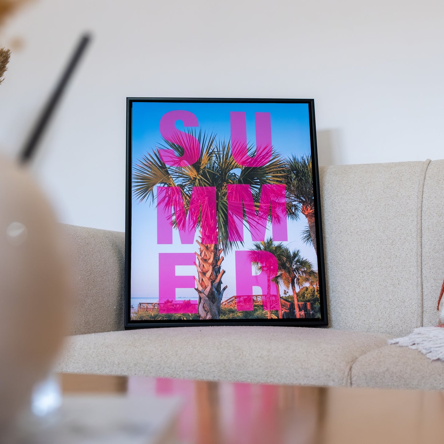 Tableau abstrait "Esprit Summer" Ab-EPS