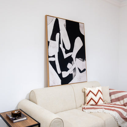 Tableau abstrait "Rythme Graphique" Ab-RYG