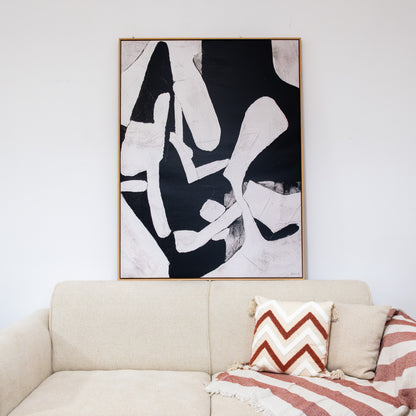 Tableau abstrait "Rythme Graphique" Ab-RYG