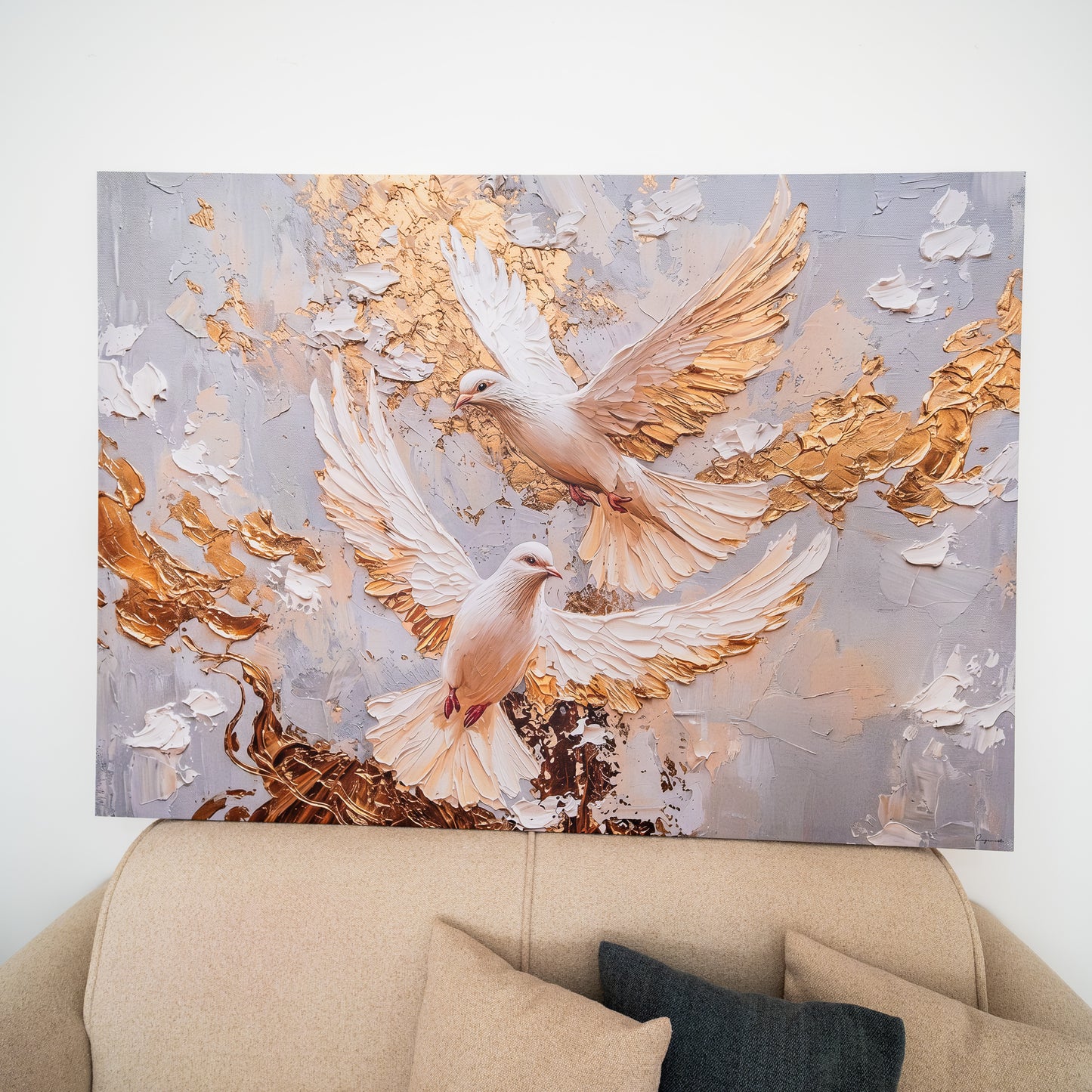 Tableau abstrait "Envol de Paix" Ab-ENP