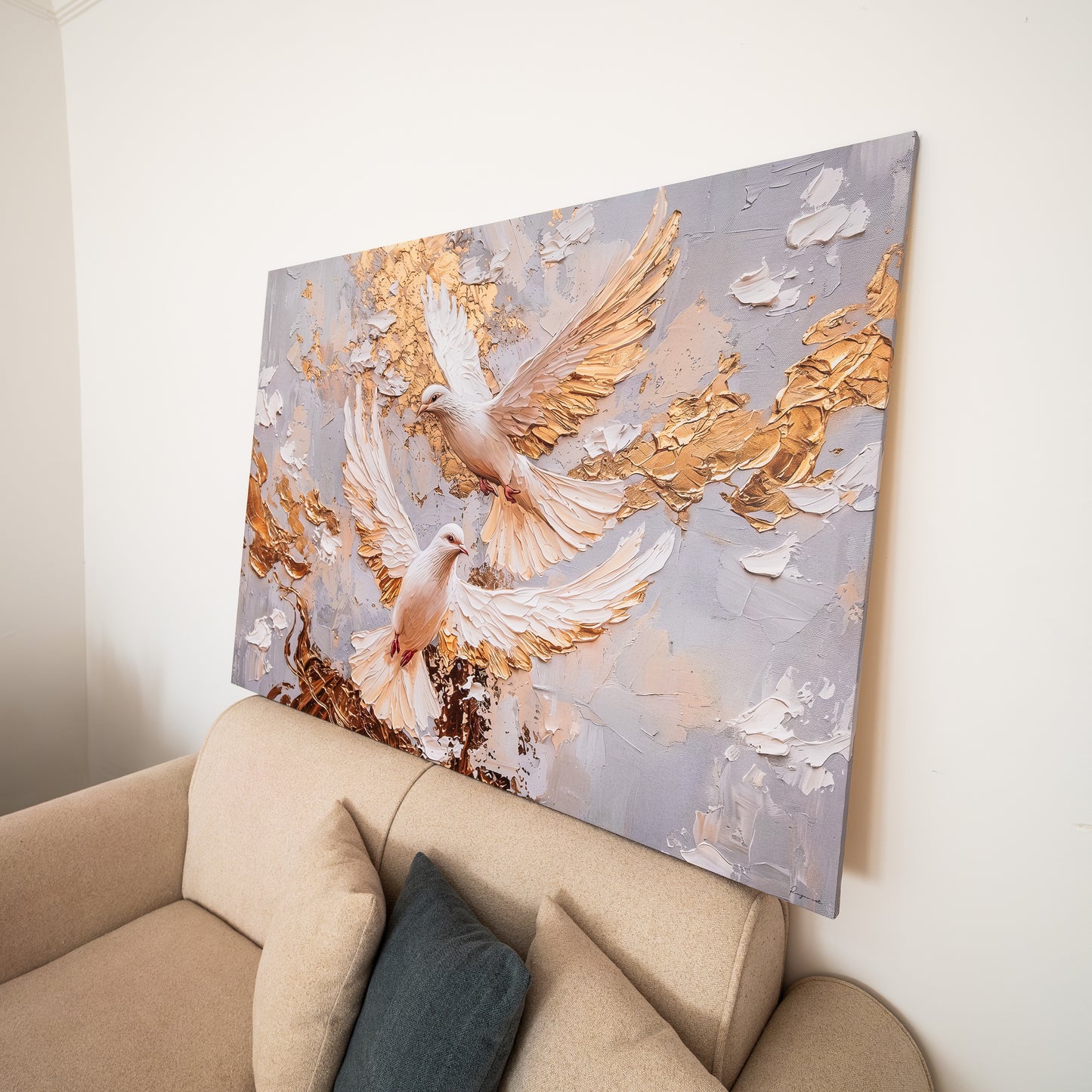 Tableau abstrait "Envol de Paix" Ab-ENP