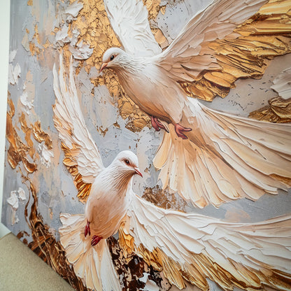 Tableau abstrait "Envol de Paix" Ab-ENP