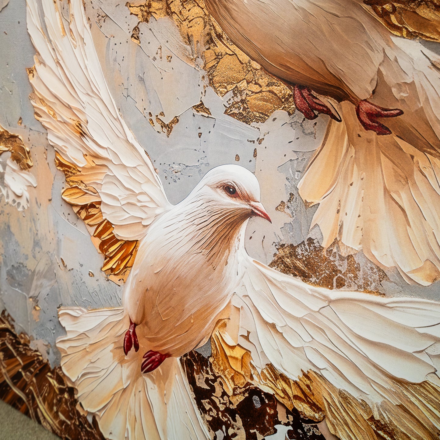 Tableau abstrait "Envol de Paix" Ab-ENP