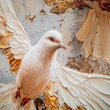 Tableau abstrait "Envol de Paix" Ab-ENP