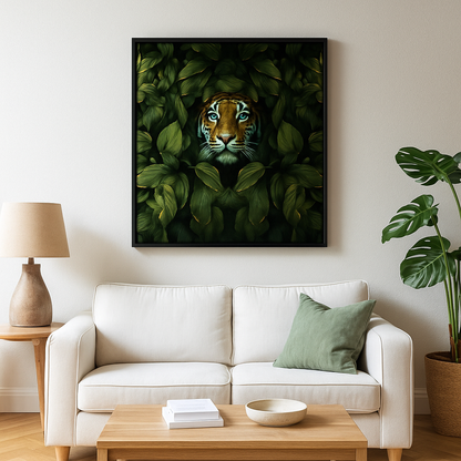 Tableau nature "Regard Émeraude" NA-RE