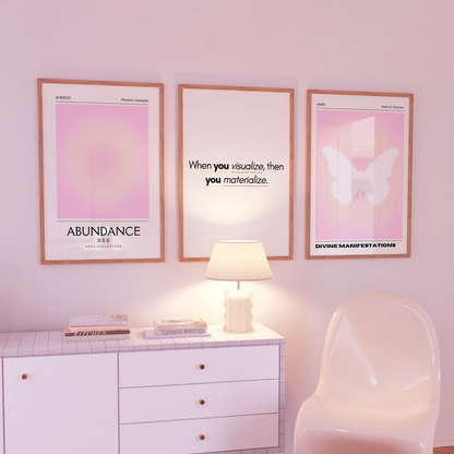 Trio Tableau "Harmonie Rose" TS-HR