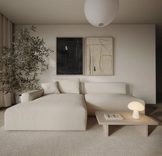 Duo Tableau abstrait " Duo Minimaliste" ab-MIN