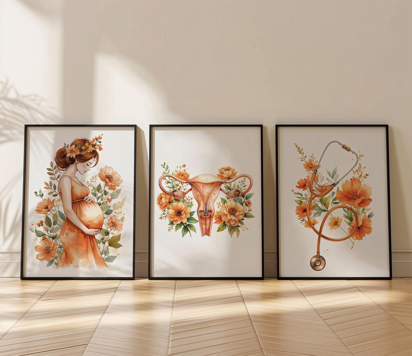 Trio Tableau Cabinet De Gynécologie CG-09