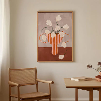 Tableau abstrait "Douceur Florale" Ab-DCF