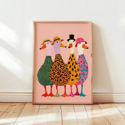 Tableau abstrait "La Bande Estivale" Ab-BES