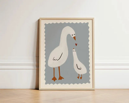 Tableau pour chambre d’enfant "Tendresse Aviaire" En-TAV