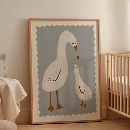 Tableau pour chambre d’enfant "Tendresse Aviaire" En-TAV